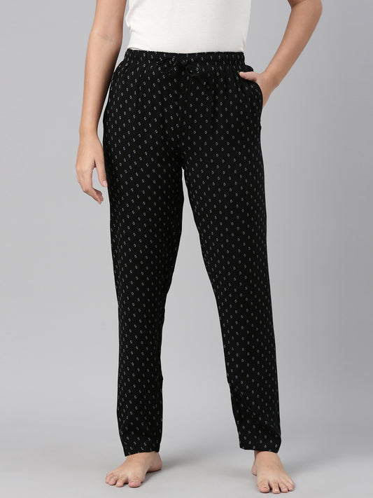 Print 73/3 Woven Viscose Printed Lounge Pants