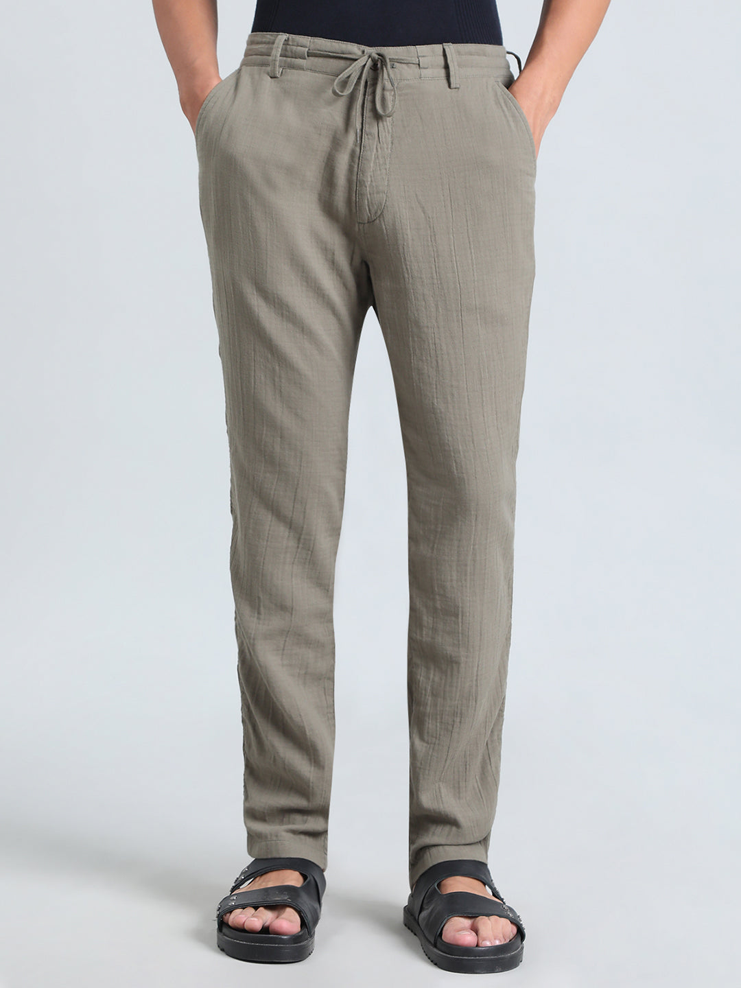 100% Cotton Comfort Fit Easy Pants