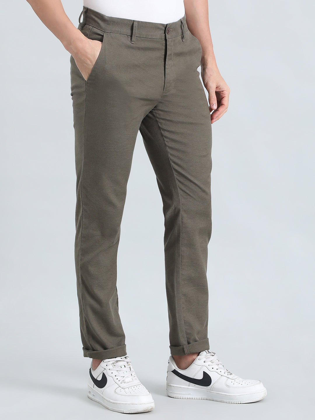 Linen Blend Smart Fit Stretch Pants