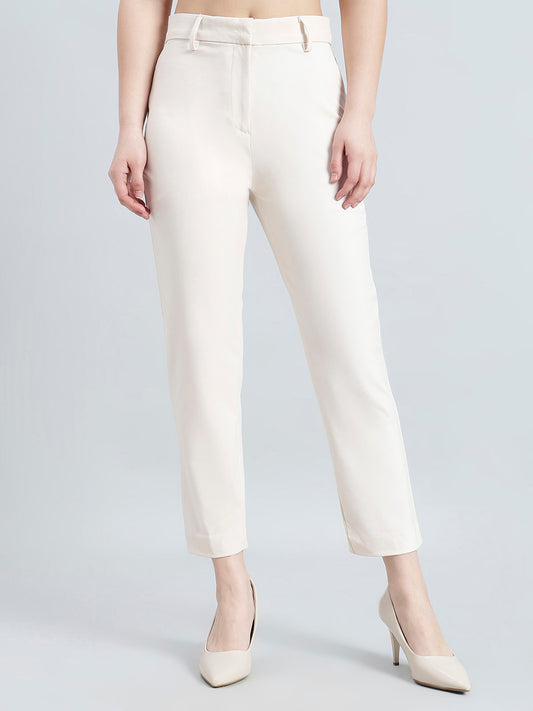 Cream Smart Fit Pant