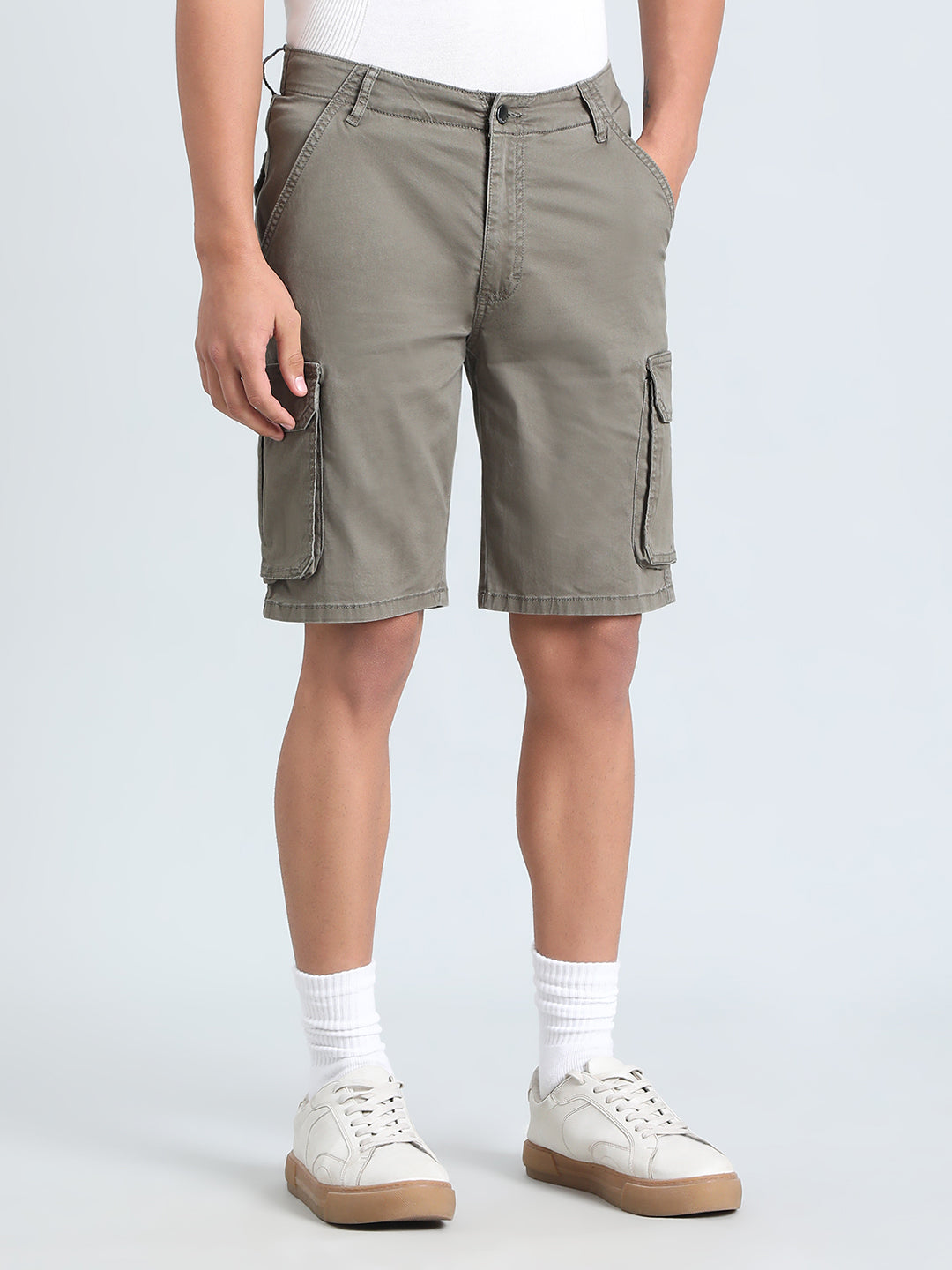 Cotton Stretch Urban Cargo Shorts