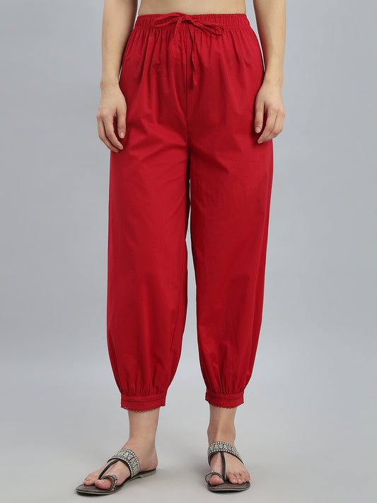 Cherry Cotton Cambric Lace Salwar