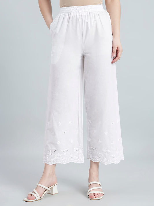 White Hakoba Wide Pant