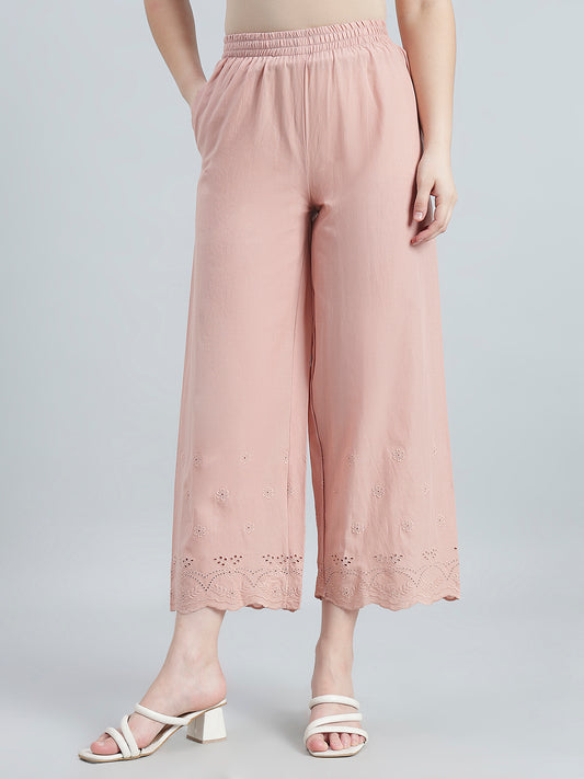 Baby Pink Hakoba Wide Pant