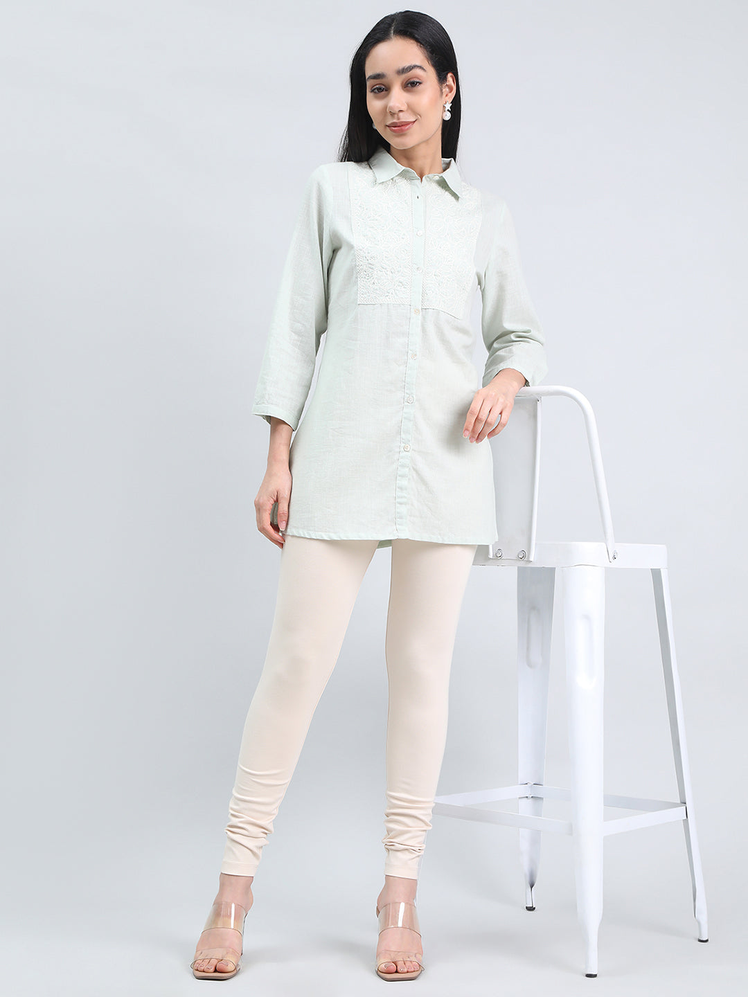 Ecru Ponte Smart Fit Leggings