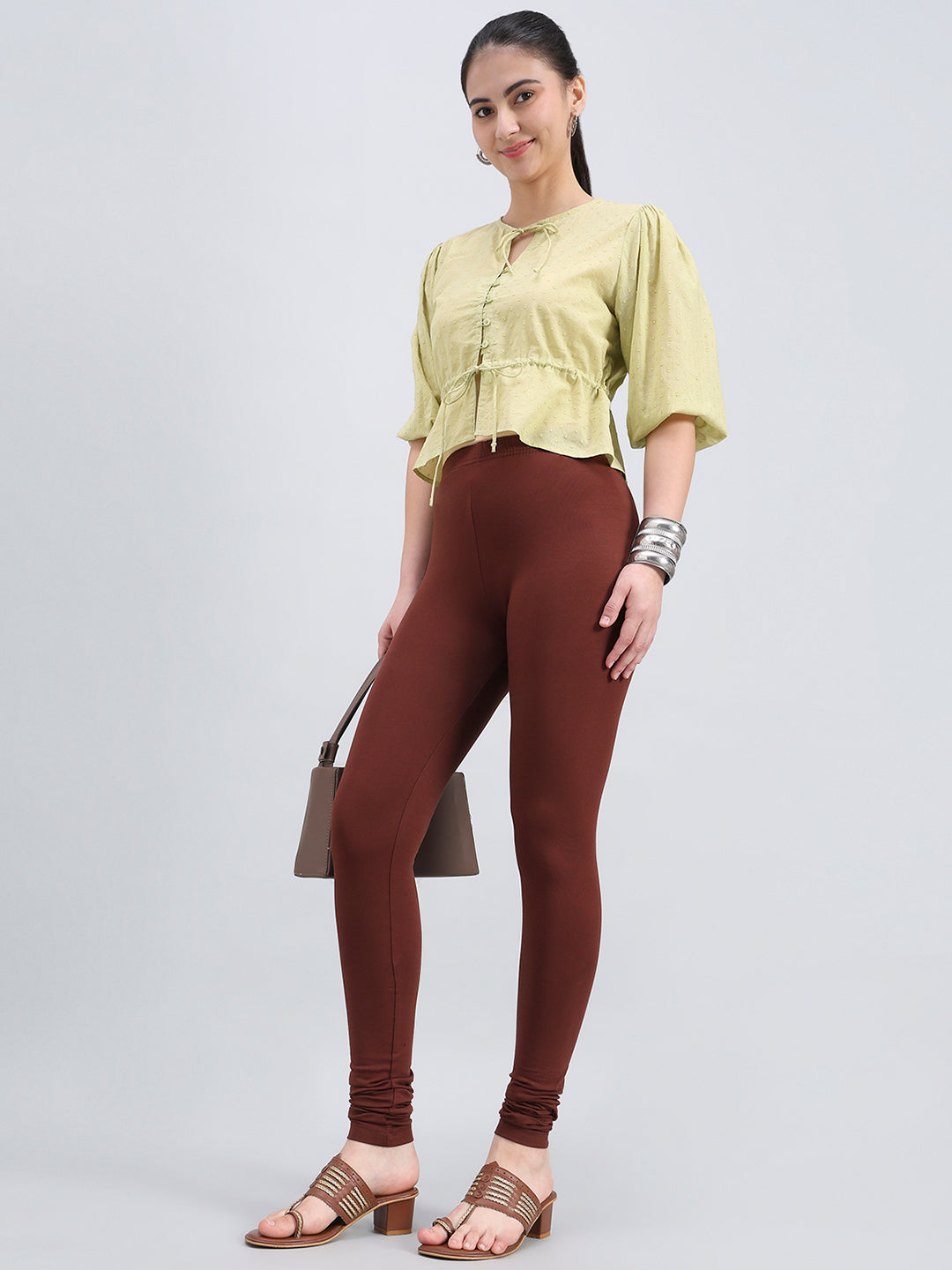Medium Brown Churidar