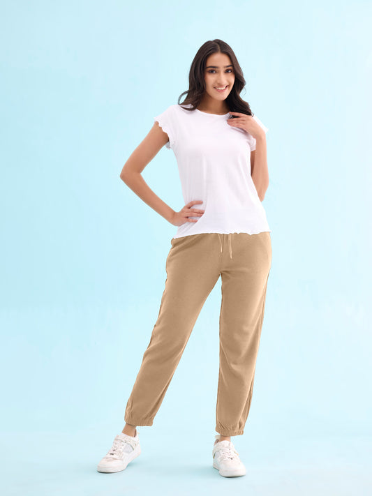 Khaki Fleece Ultra Warm Jogger