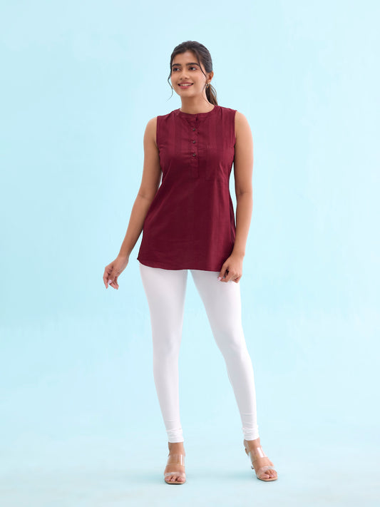 White Nylon Stretch Shimmer Leggings