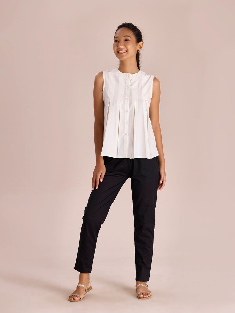 comfort fit narrow pants - black butti main image 1