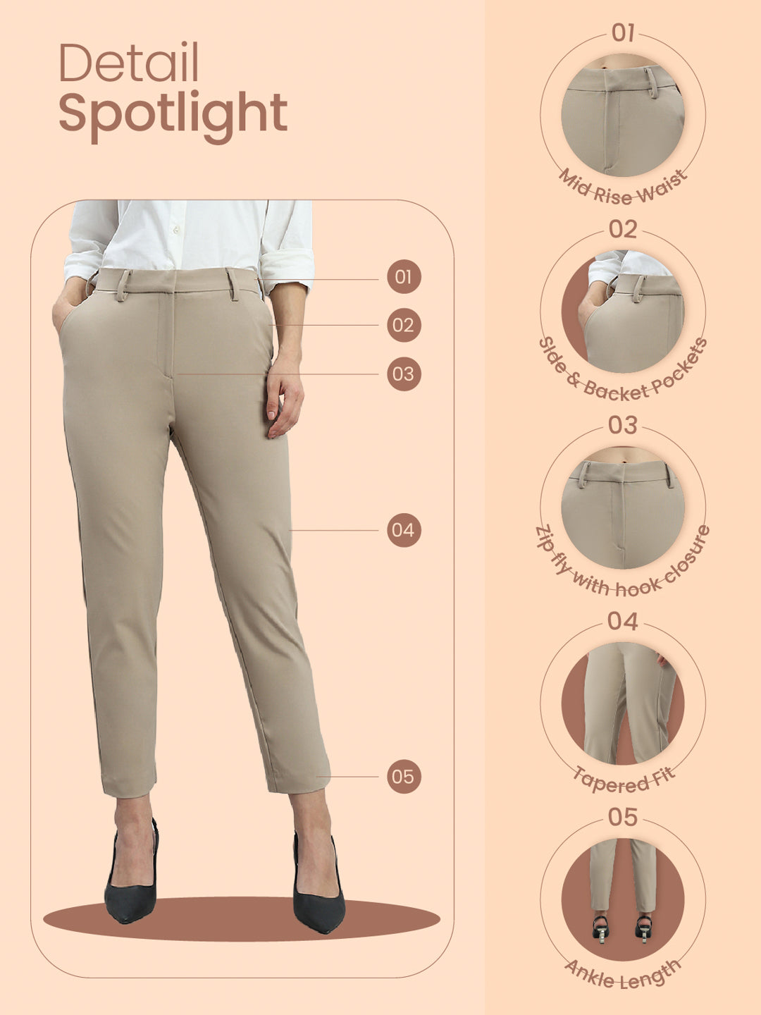 Black Smart Fit Pant