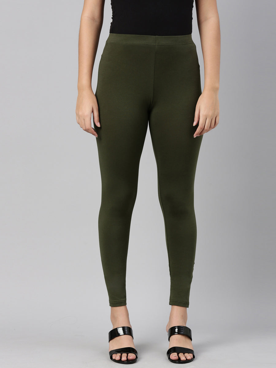 Poftik Women's Skinny Fit Ankle Length Skin Leggings for Women