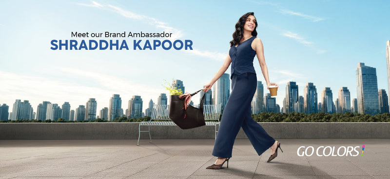 Introducing Shraddha Kapoor, the New Brand Ambassador of Go Colors
