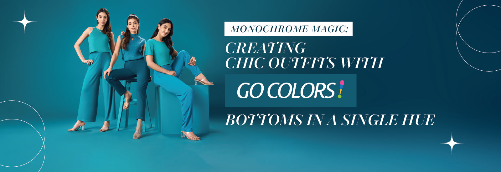 Go Coloured Monochrome Outfits: Style a Single Hue with Go Colors Bottomwear – Go ...