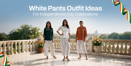 White Pants Outfit Ideas for Independence Day Celebrations