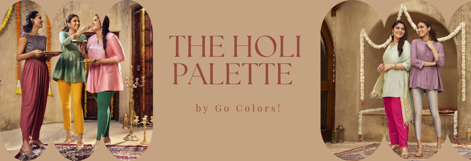 Buy Go Colors Women Solid Purple Cotton Mid Rise Kurti Pant online