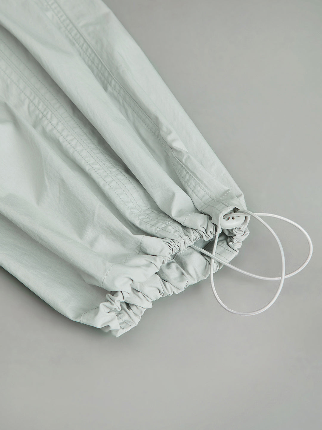 Ebony Grey Parachute Pants