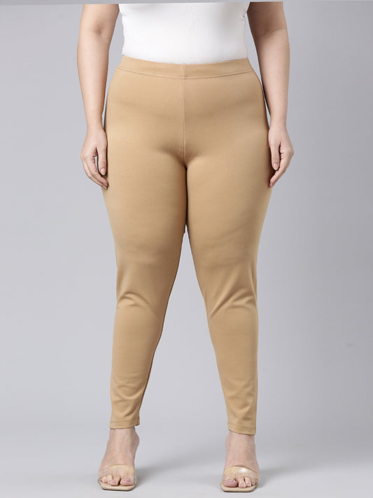 Wheat Ponte Smart Fit Leggings