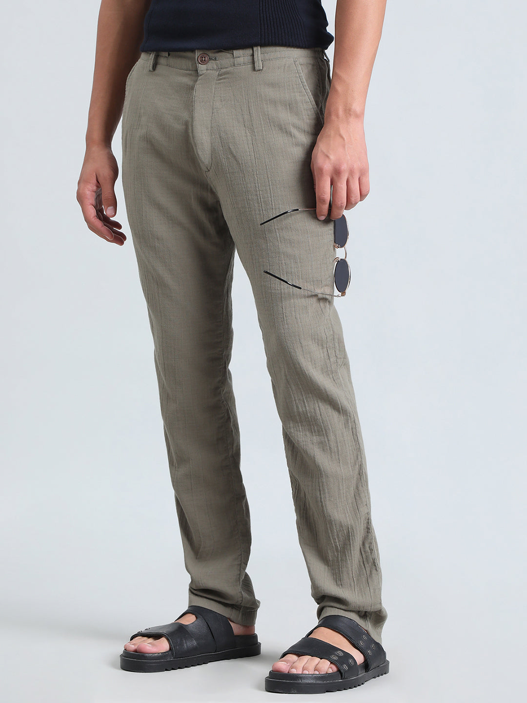 100% Cotton Comfort Fit Easy Pants