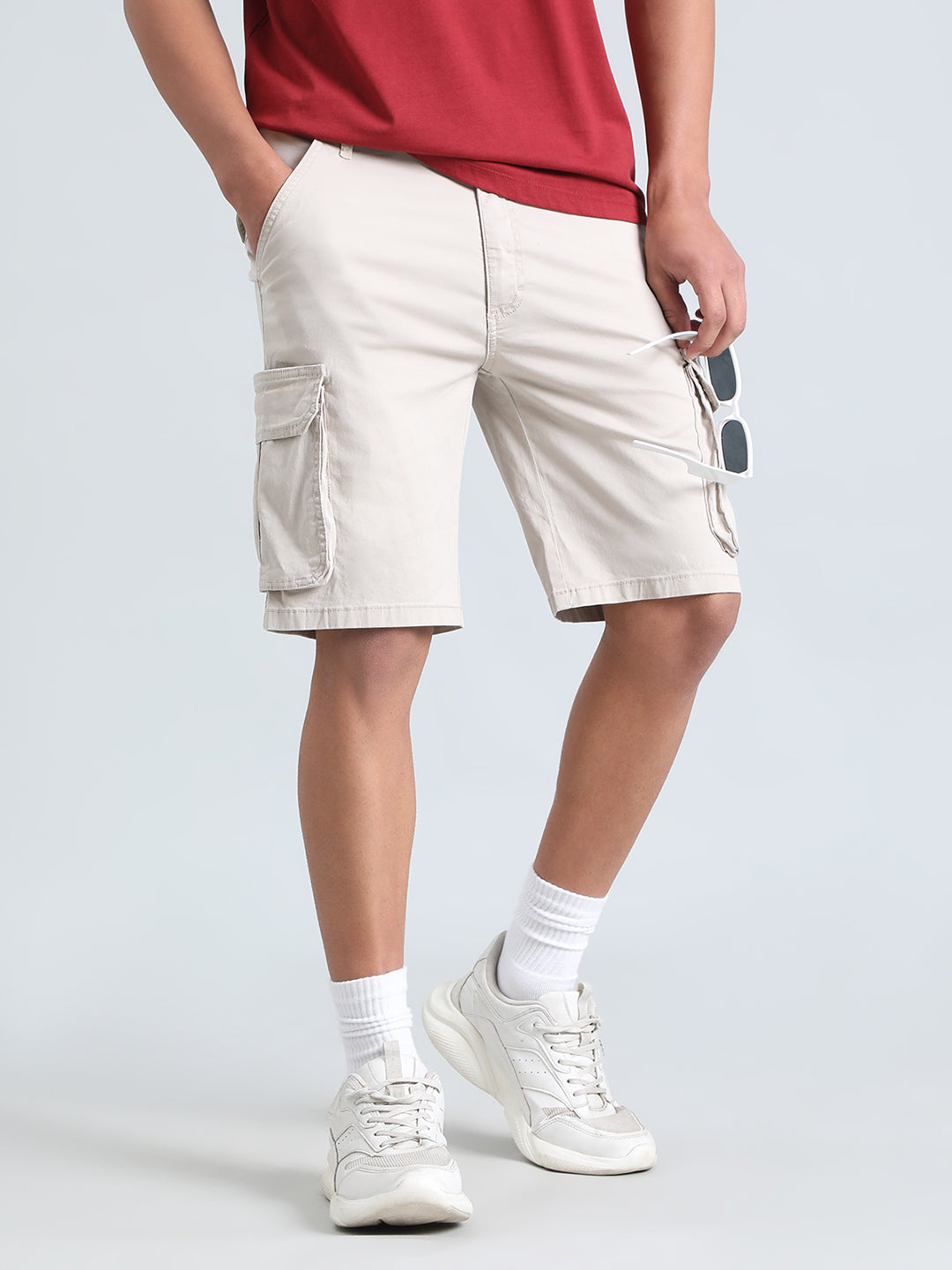 Cotton Stretch Urban Cargo Shorts