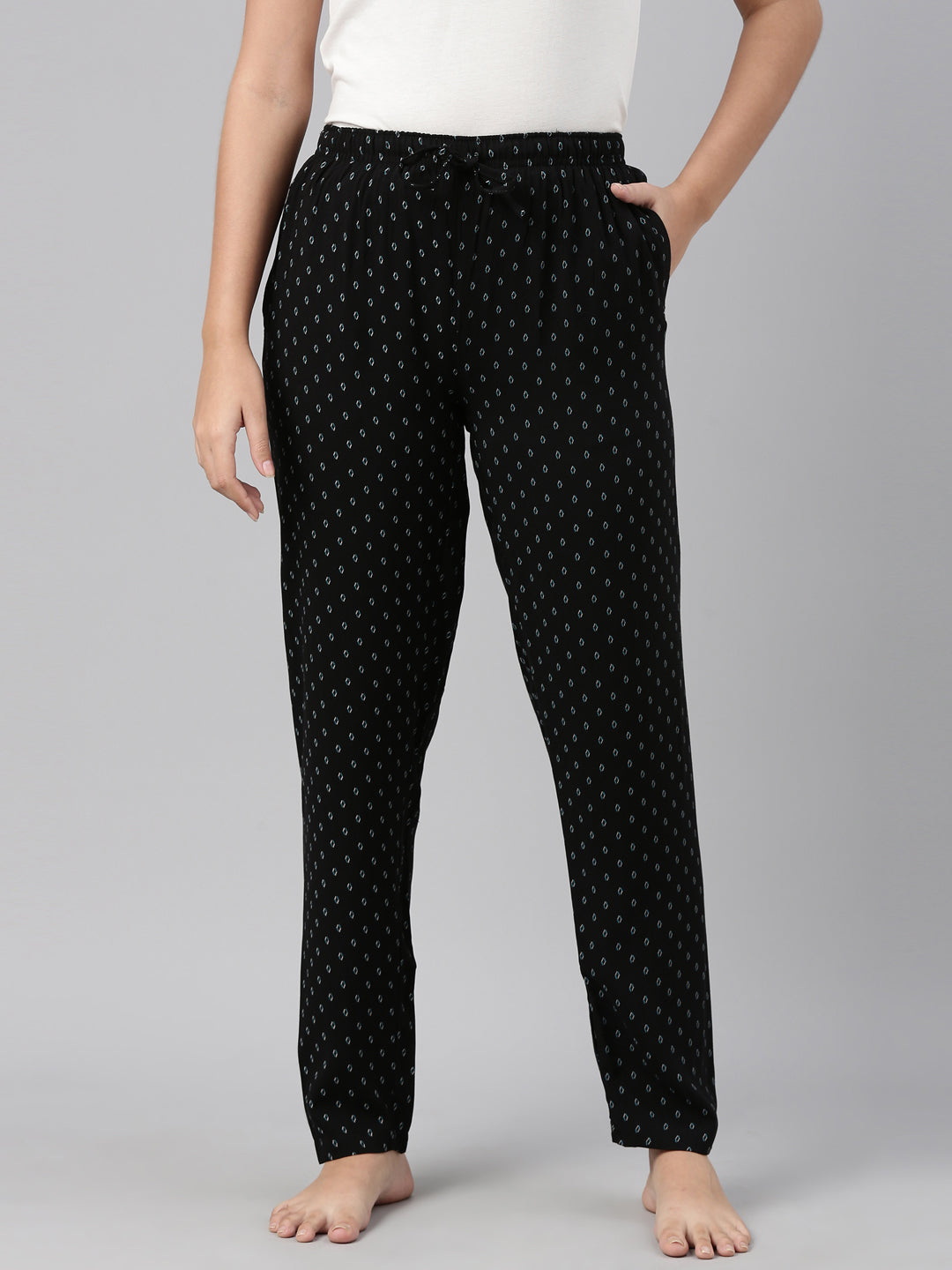 Print 73/3 Woven Viscose Printed Lounge Pants
