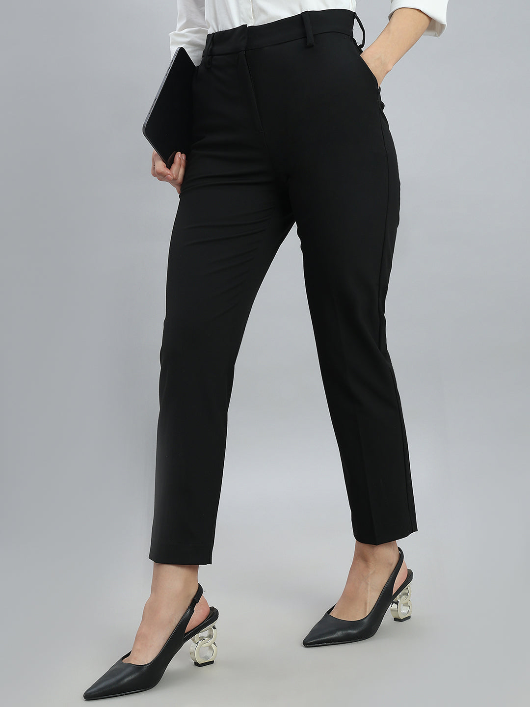 Black Smart Fit Pant