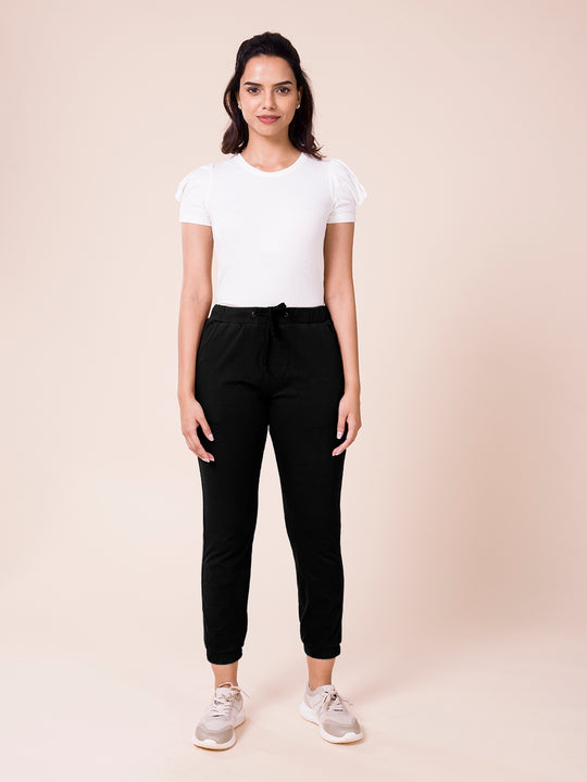 Buy online Black Solid Color Lagging from bottom wear for Women by Style  Imagine for ₹399 at 0% off