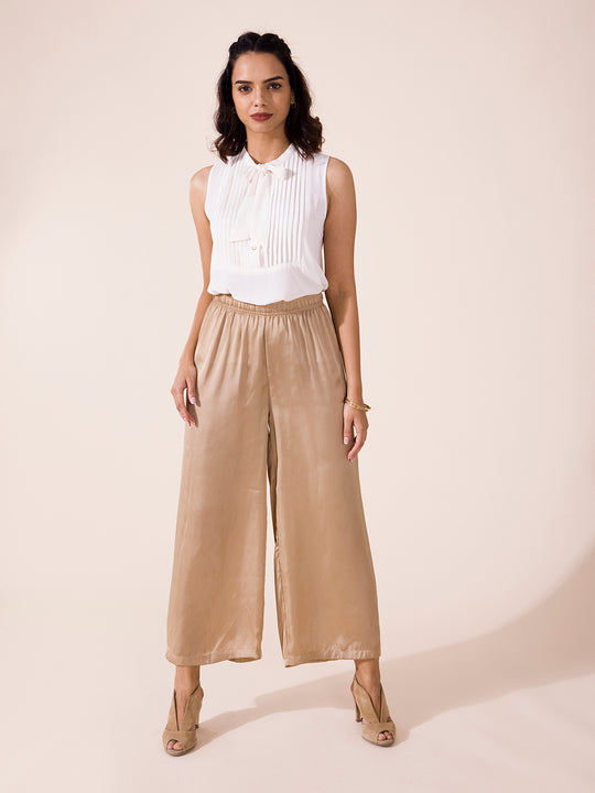 Buy Off-White Pants for Women by Global Desi Online | Ajio.com