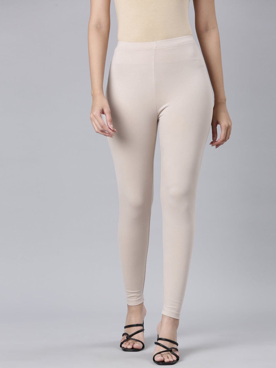 Light Beige Ponte Smart Fit Leggings