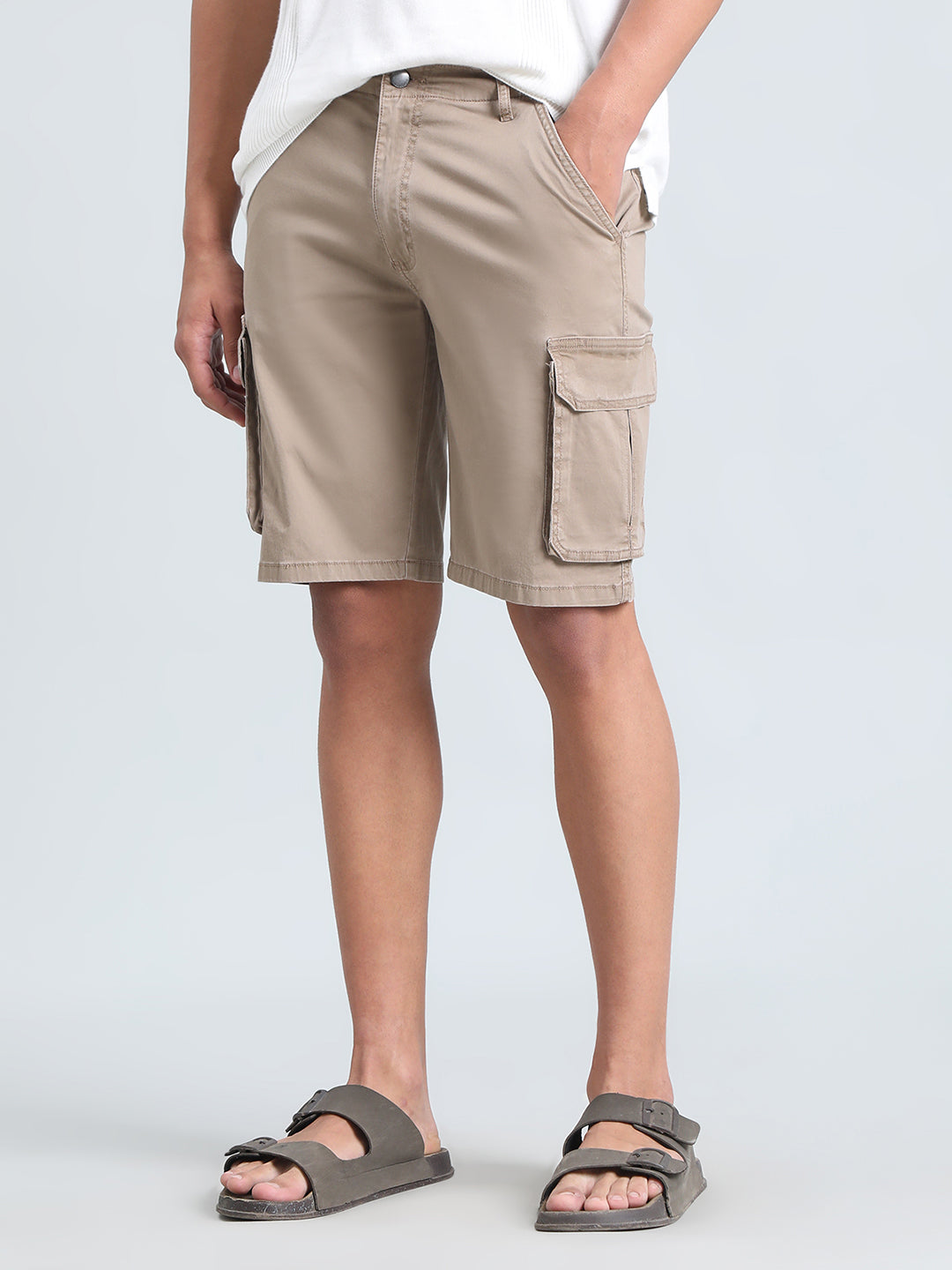 Cotton Stretch Urban Cargo Shorts