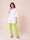Bright Green Cotton Stretch Churidar