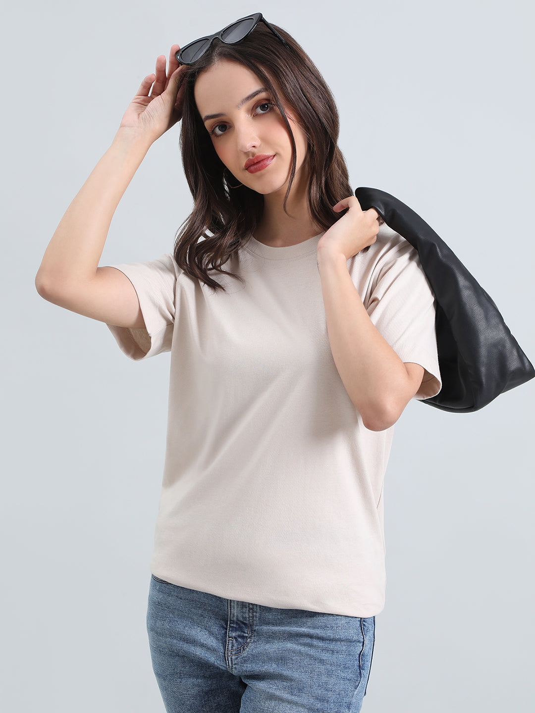 Cotton Jersey Crew Neck Regular Long T-Shirt