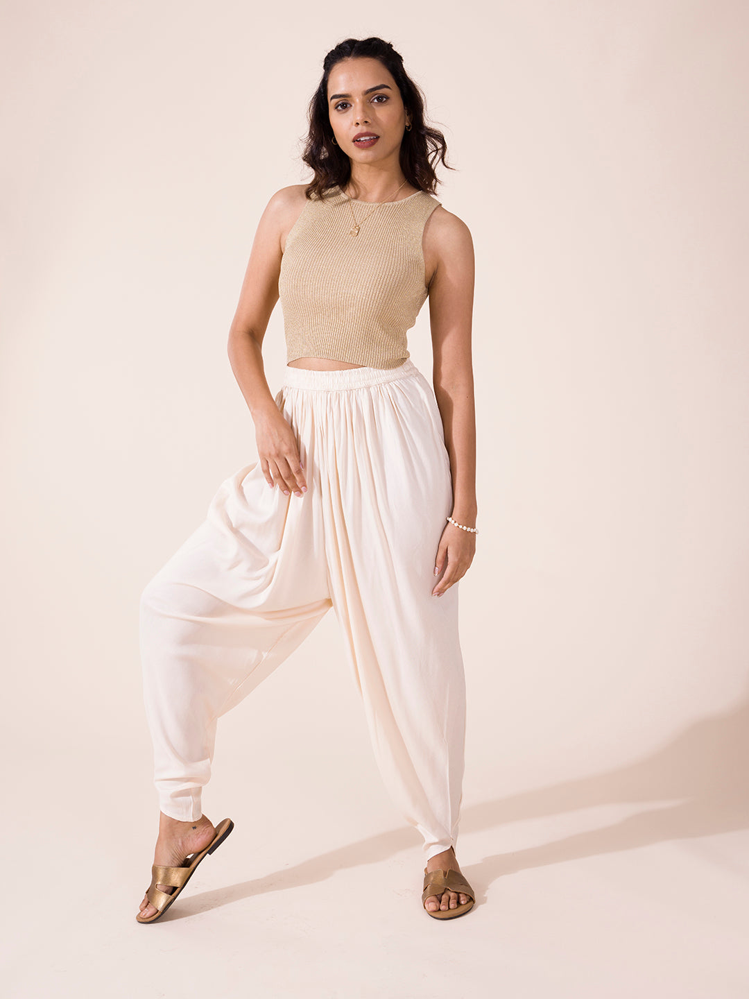 Gear up with your BFFs in our sassiest Harem Dhoti Pants and coolest Kurti  Pants, because who says ethnic can't be eccentric? 👩🏿‍🤝‍👩🏽 Let your  BFFs know they're one-of-a-kind, just like Go