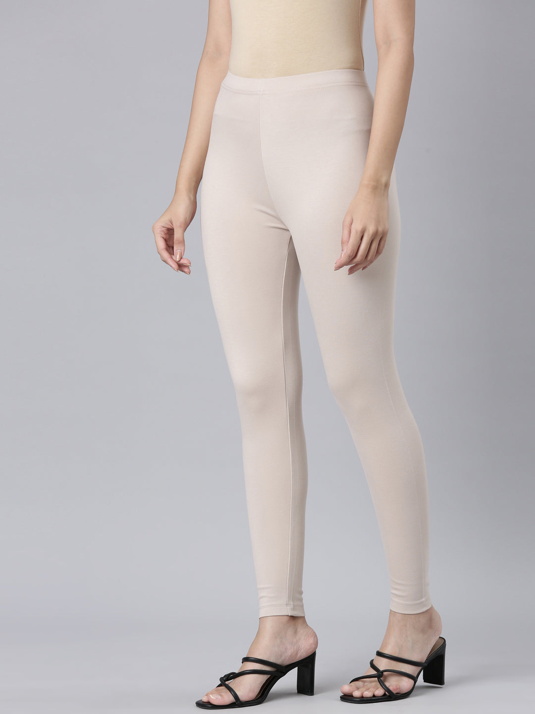 Light Beige Ponte Smart Fit Leggings