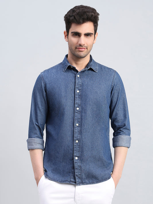 100% Cotton Regular Fit Denim Shirt