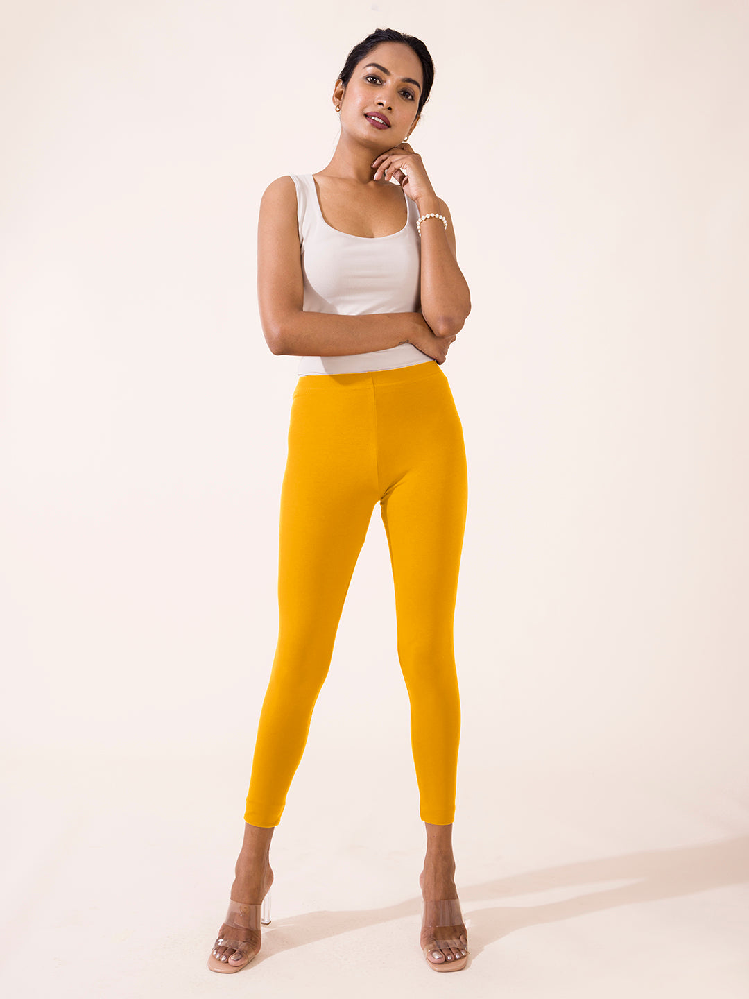 Kristina Seamless Sports Leggings – Mustard Yellow and Orange Gradient  Brilliance – Vanity Couture