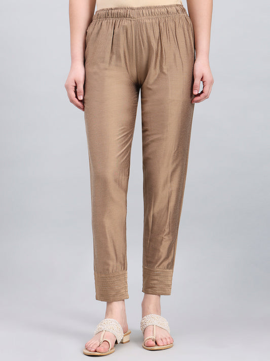 Modal Gold Festive Metallic Pants