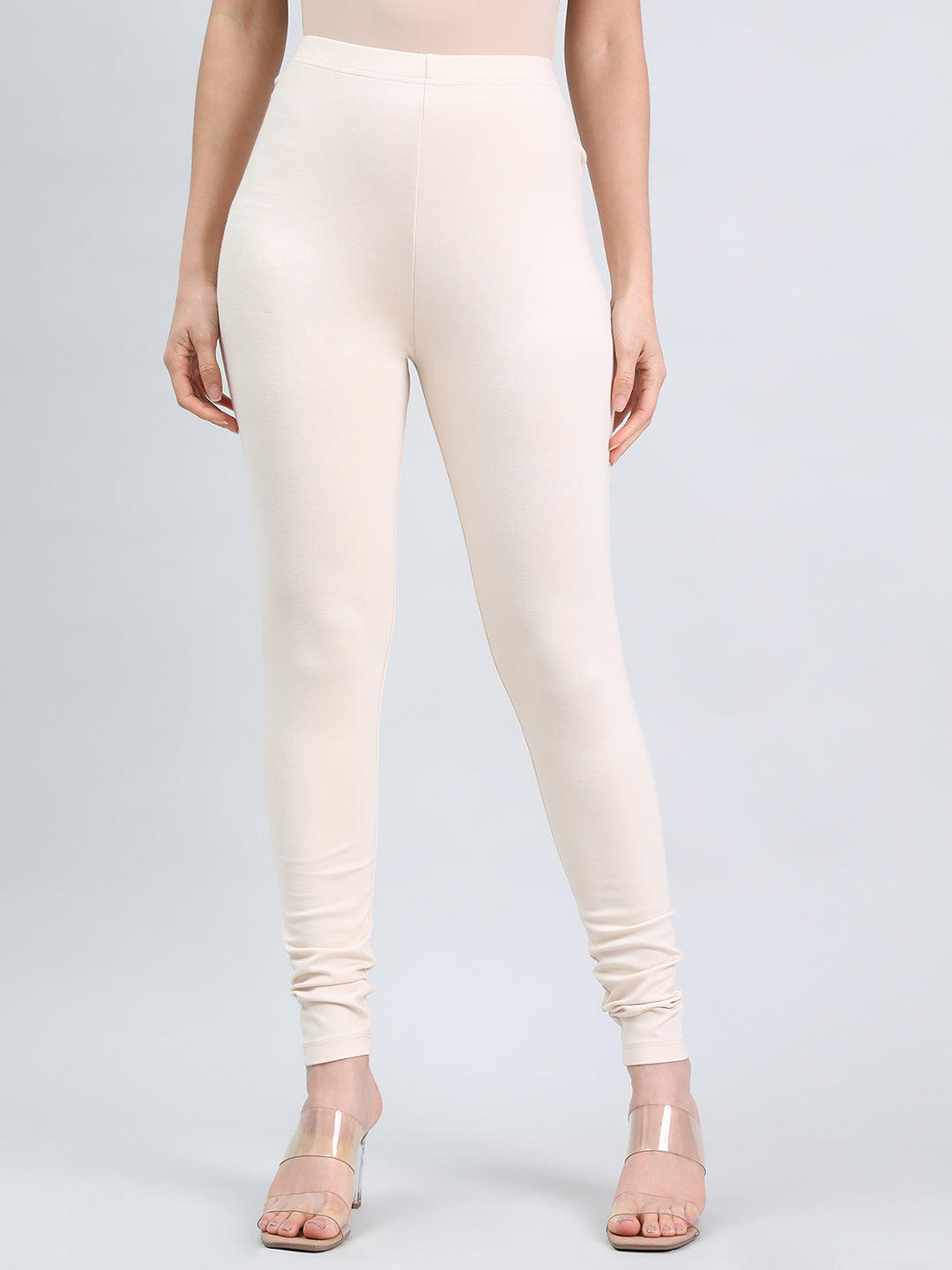 Ecru Ponte Smart Fit Leggings