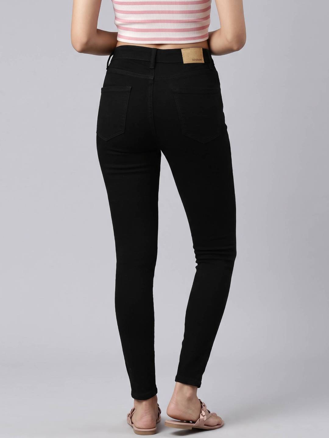 Black Denim Skinny Jeans