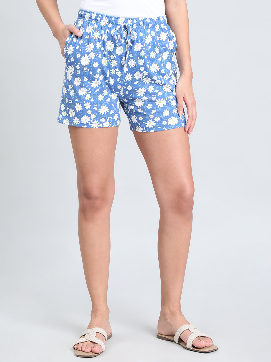 Blue White Floral S,Blue White Floral M,Blue White Floral L,Blue White Floral XL,Blue White Floral 2X