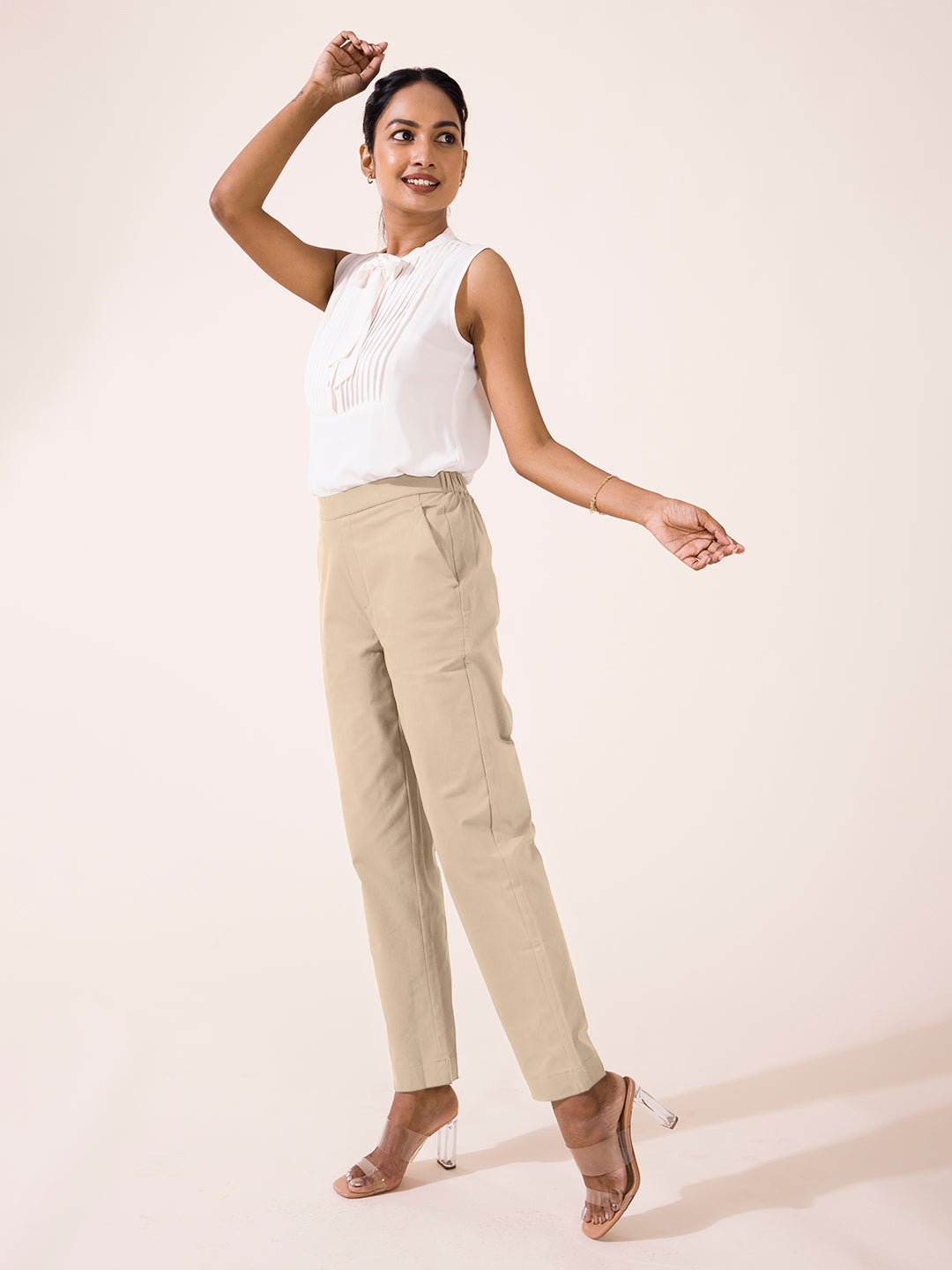 Annabelle By Pantaloons Formal Trousers - Buy Annabelle By Pantaloons  Formal Trousers online in India