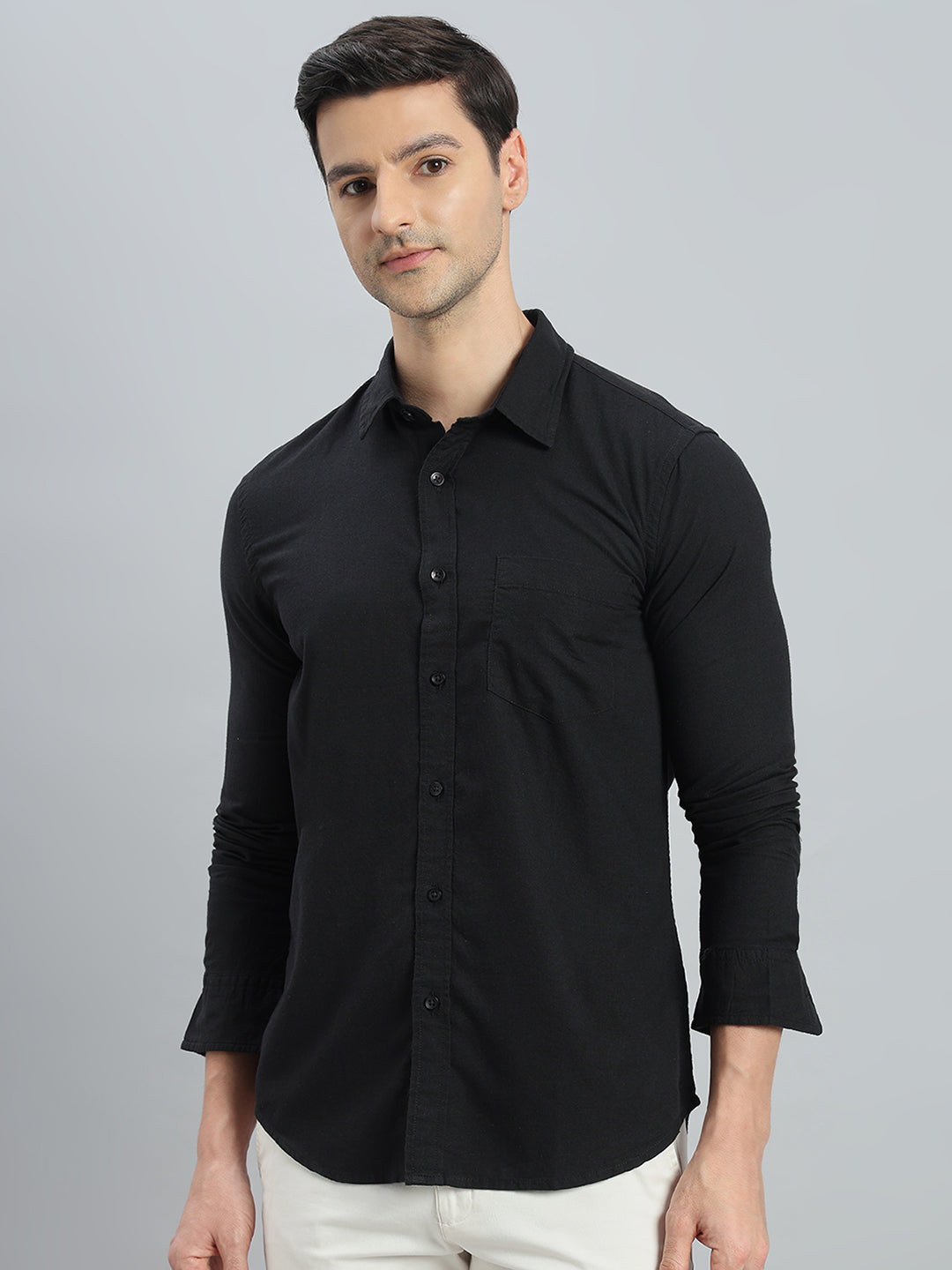 Linen Blend Regular Fit Shirt
