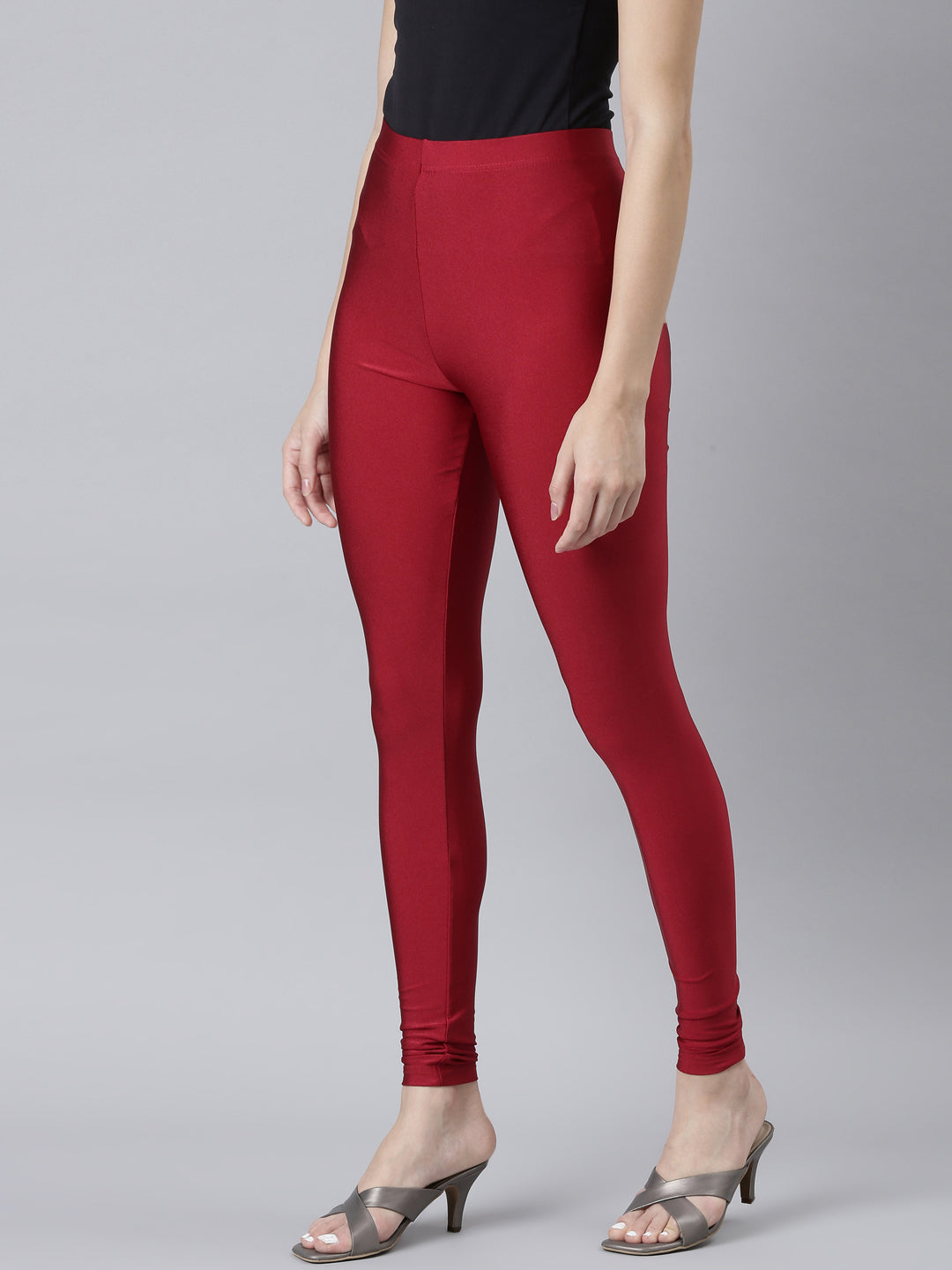 Many Colors Are Available Churidar Ladies Designer Leggings, Size
