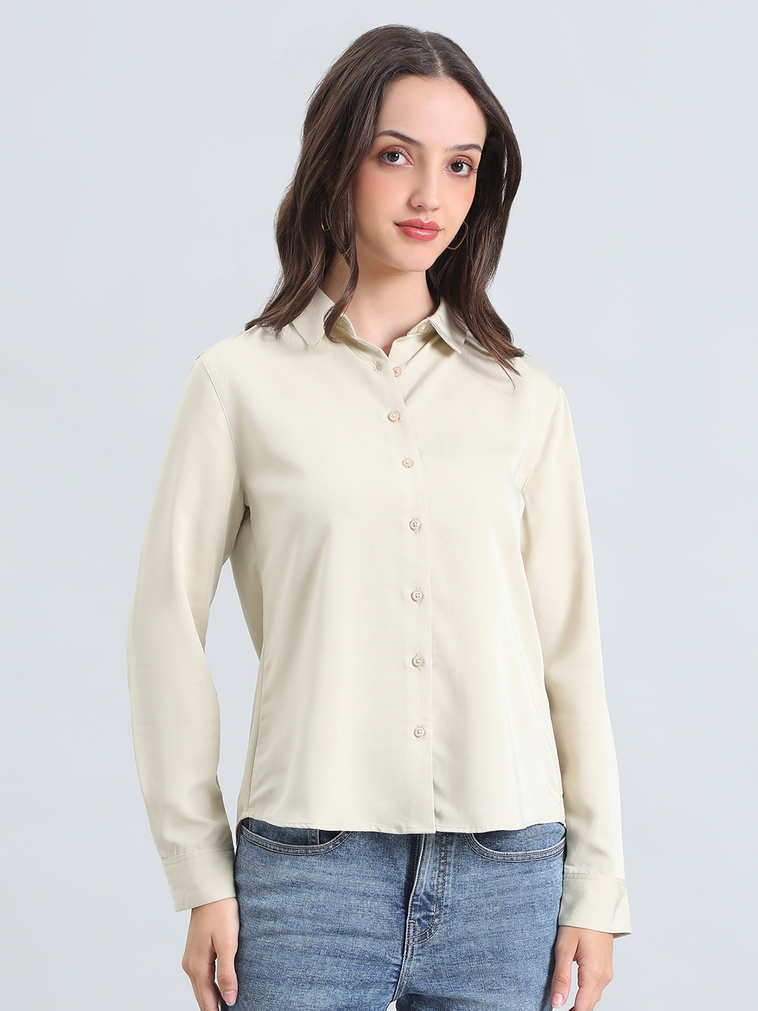 Rayon Classic Collar Shirt