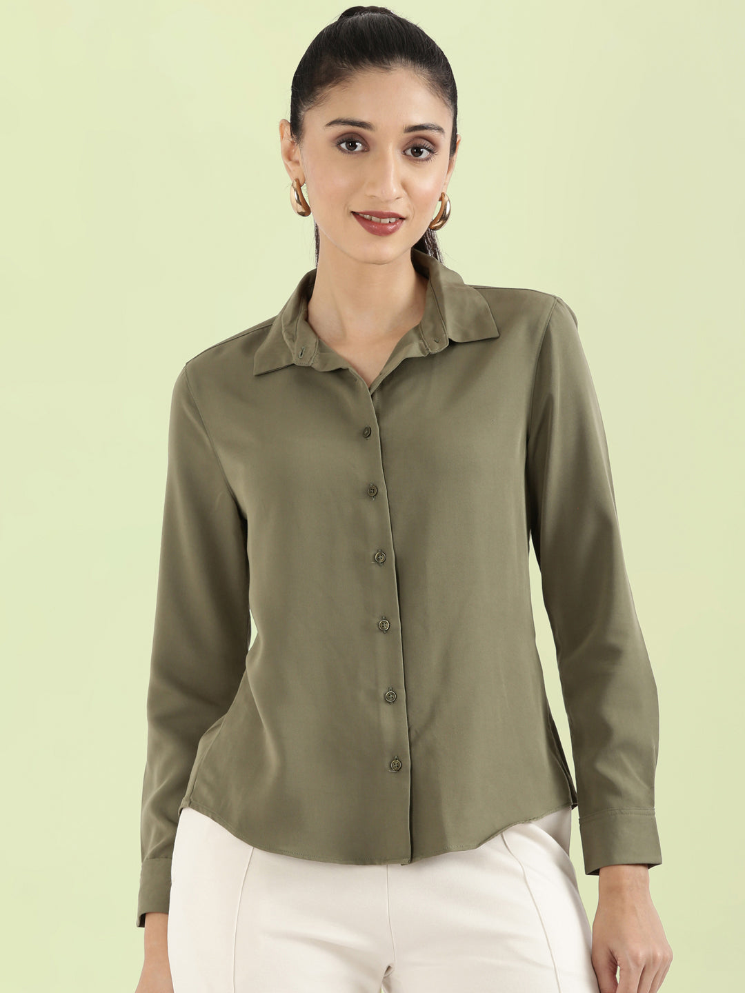 Rayon Classic Collar Shirt