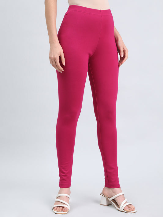 Dark Rose Ponte Smart Fit Leggings