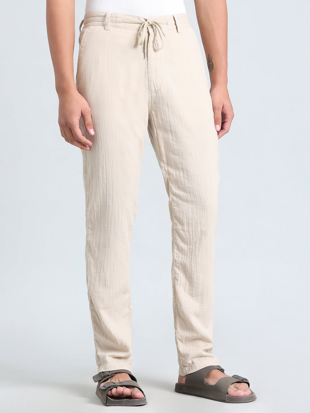 100% Cotton Comfort Fit Easy Pants