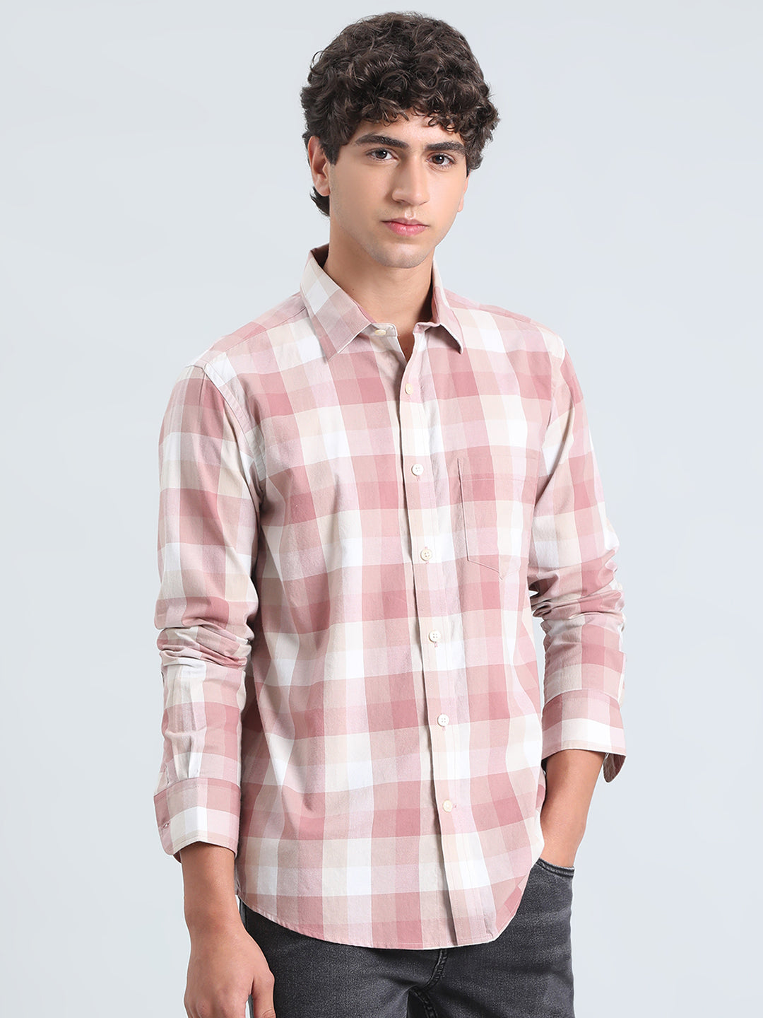 100% Cotton Regular Fit Check Shirt