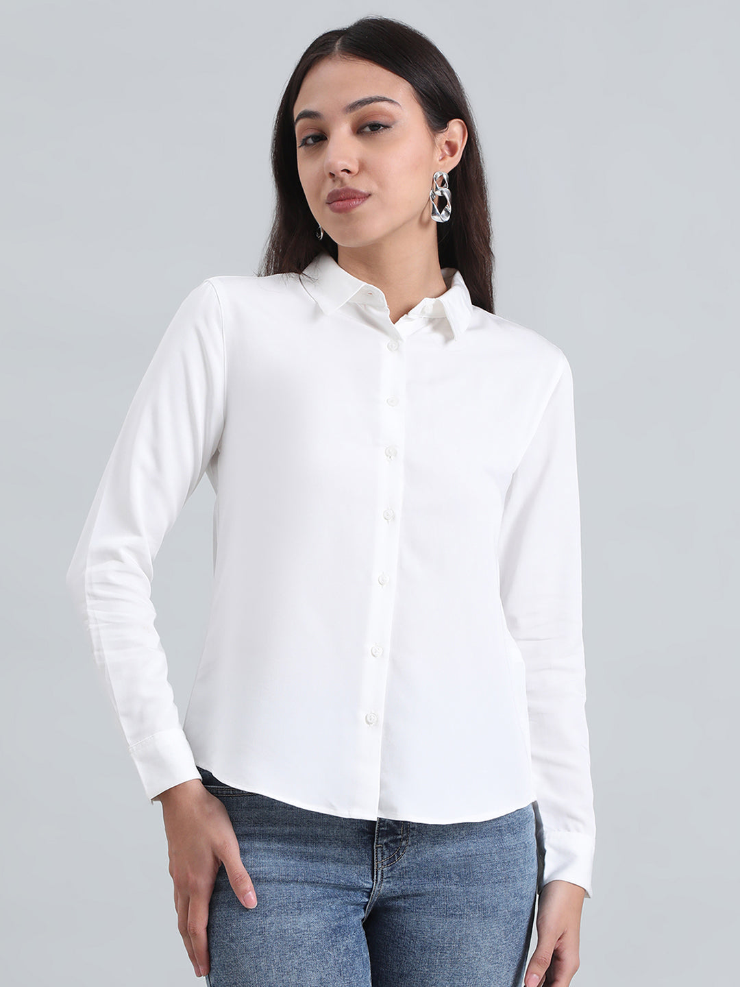 Rayon Classic Collar Shirt