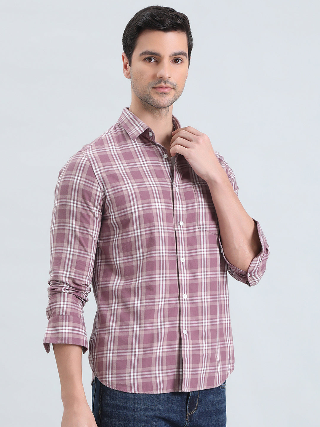 100% Cotton Regular Fit Check Shirt