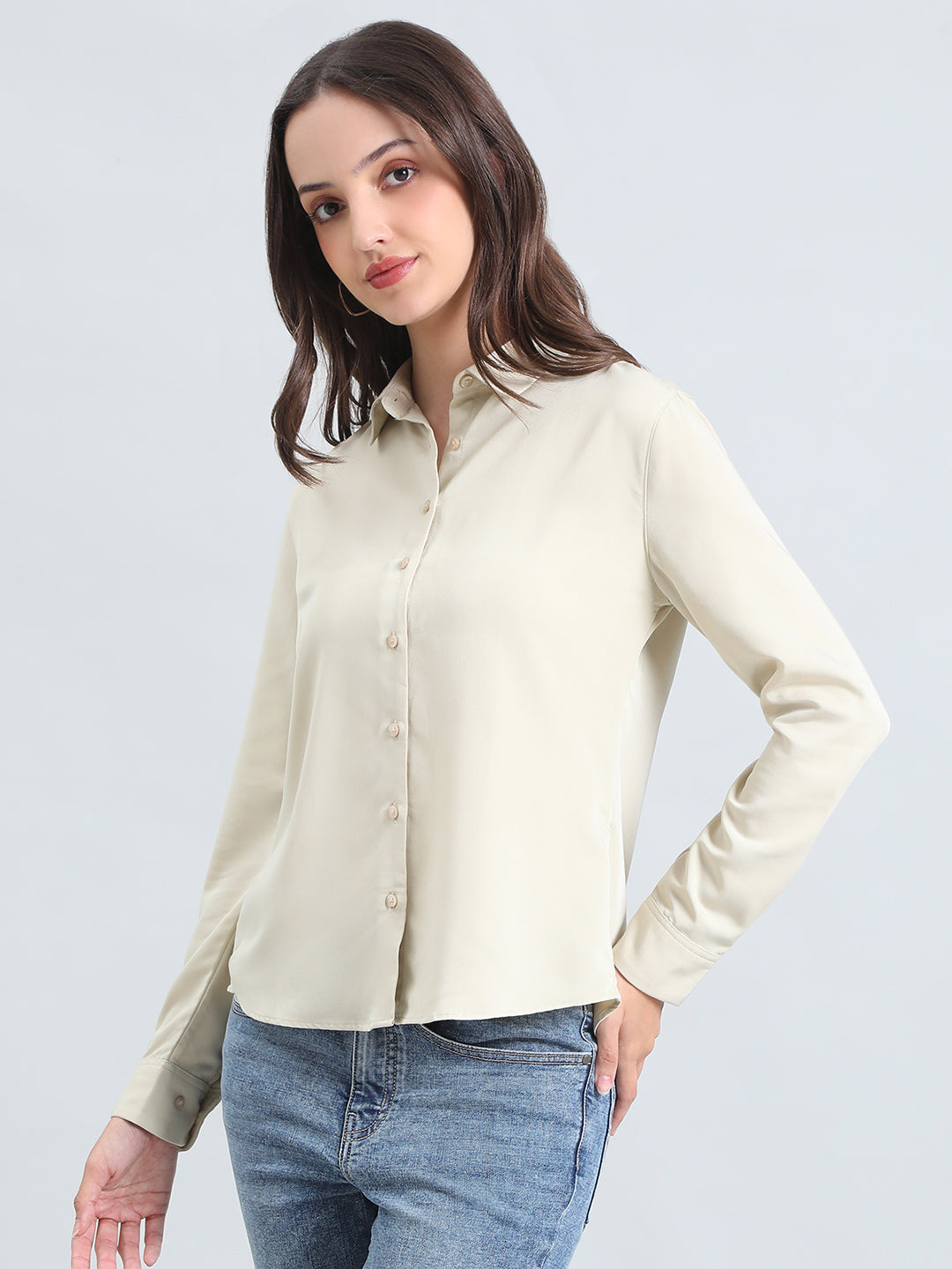 Rayon Classic Collar Shirt
